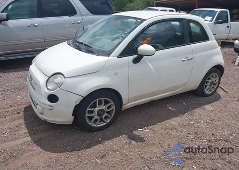 2012 Fiat 500 Pop из США, поврежденный, VIN 3C3CFFAR3CT125047